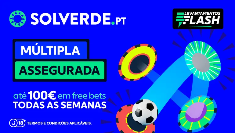 Imagem promocional do Solverde Casino mostrando bónus de 20 euros